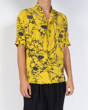 Load image into Gallery viewer, SS17 Yellow Silk Floral Shirt
