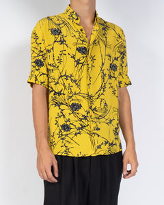 SS17 Yellow Silk Floral Shirt