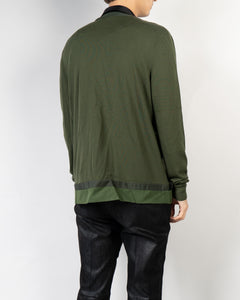 SS20 Khaki Knitted Shirt Blazer Sample