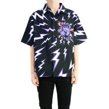 Load image into Gallery viewer, FW18 Purple Lightning Frankenstein Cotton Shirt
