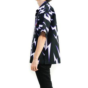 FW18 Purple Lightning Frankenstein Cotton Shirt