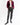 FW19 Leather Two-Tone Trousers