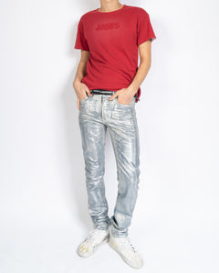 SS19 Jaws Distressed Double Layer T-Shirt