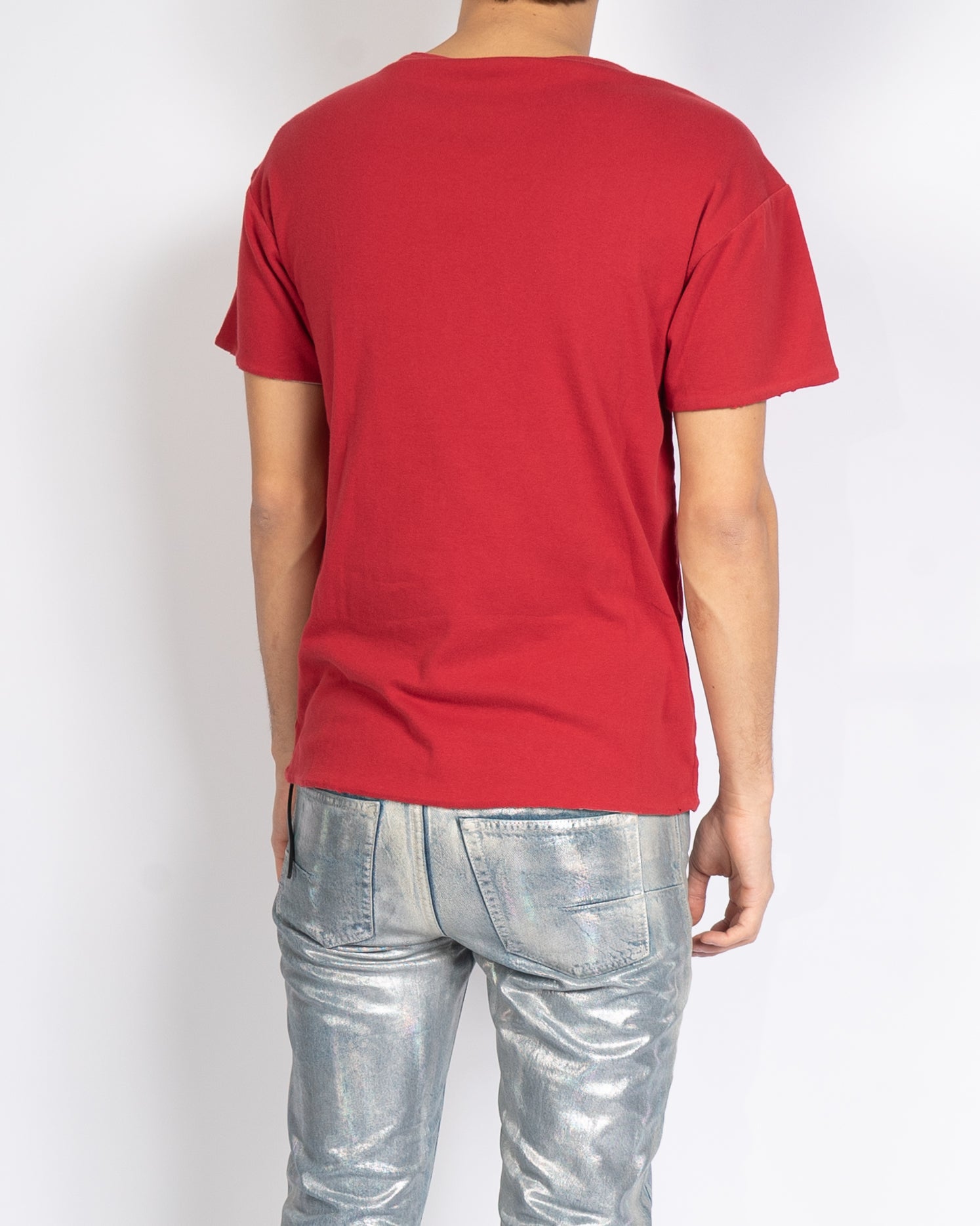 SS19 Jaws Distressed Double Layer T-Shirt