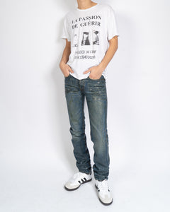 Blue Waxed Luster Denim
