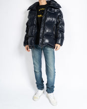 Load image into Gallery viewer, Dark Blue Oversized Puffer Jacket