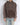Distressed Brown Washed Hoodie