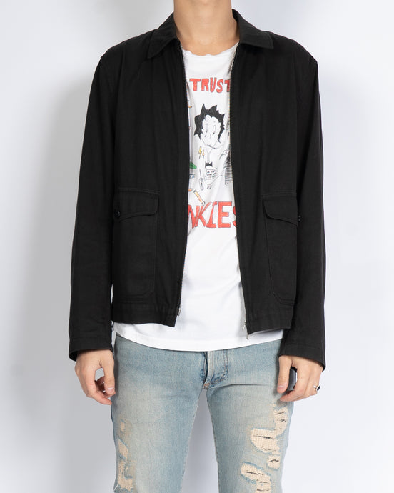 Flower Print Workwear Jacket