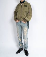 Load image into Gallery viewer, SS13 Washed Green Military Bomber Jacket