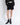 SS20 Black Shorts with White Taroni Waist