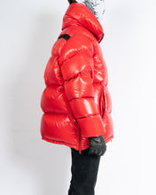 Load image into Gallery viewer, Red Oversized Puffer Jacket