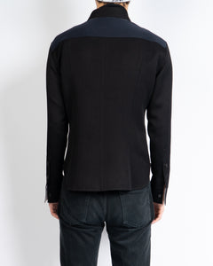 FW17 Black Colorblock Western Shirt