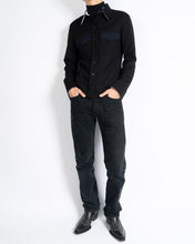 Load image into Gallery viewer, FW17 Black Colorblock Western Shirt
