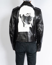 Load image into Gallery viewer, SS18 Steven Sprouse Screenprinted Leather Biker Jacket
