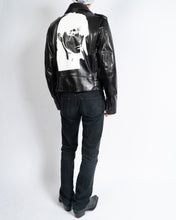 Load image into Gallery viewer, SS18 Steven Sprouse Screenprinted Leather Biker Jacket