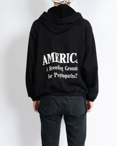 America Embroidered Zip-Up