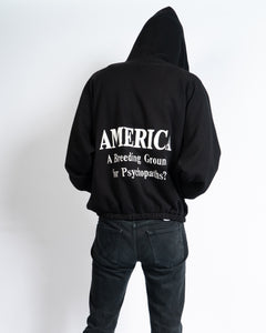 America Embroidered Zip-Up