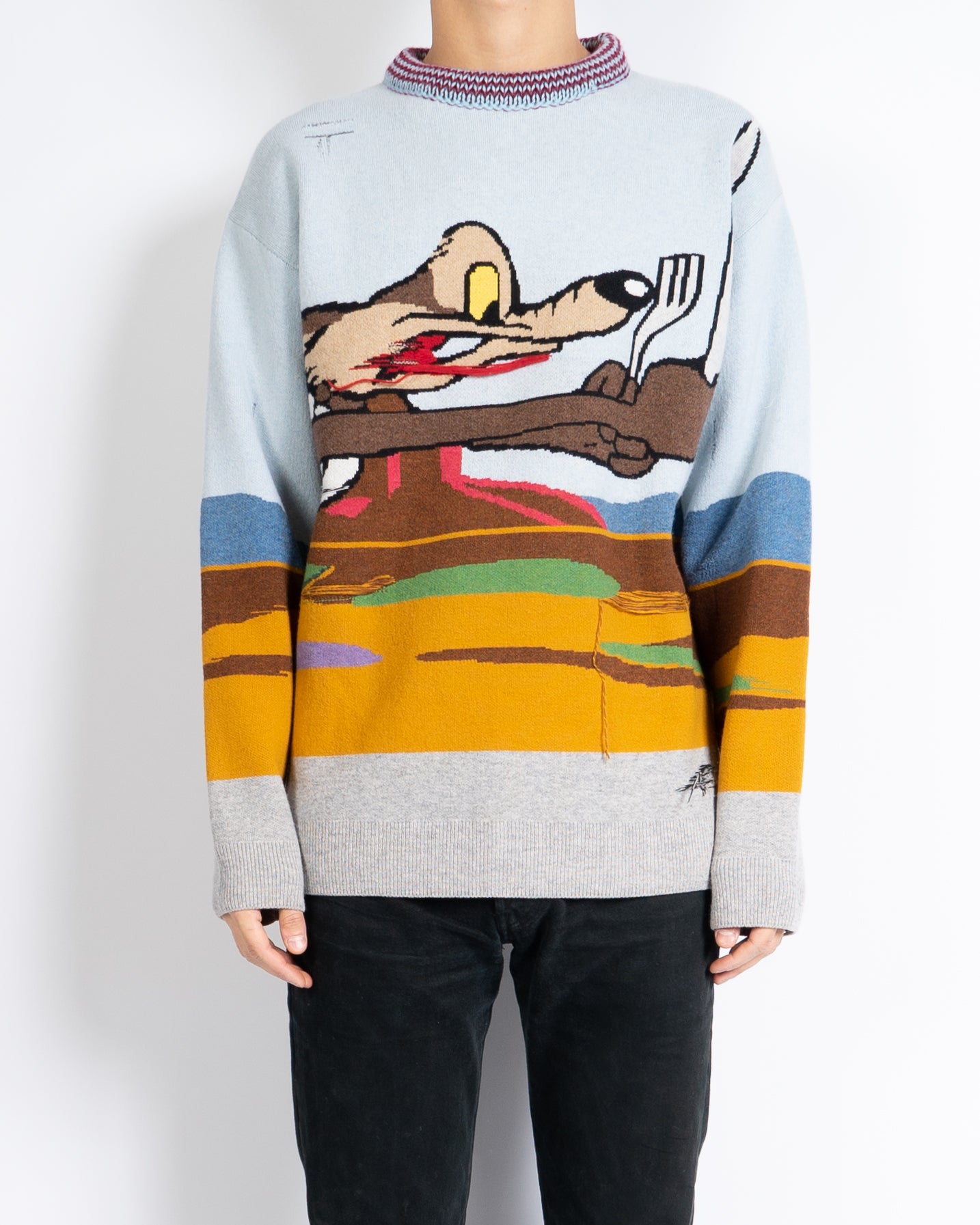 FW18 Coyote Distressed Looney Tunes Knit