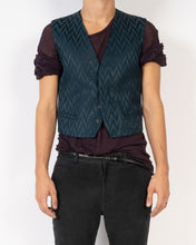 Load image into Gallery viewer, FW15 Chevron Shark Wool Waistcoat Sample