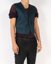 Load image into Gallery viewer, FW15 Chevron Shark Wool Waistcoat Sample
