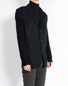 AW93 Knitted Sleeve Blazer