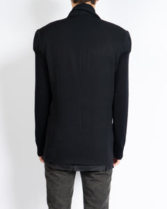 AW93 Knitted Sleeve Blazer