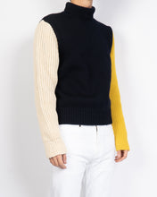 Load image into Gallery viewer, FW18 Sleeve Contrast Wool Turtleneck Knit