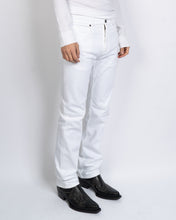 Load image into Gallery viewer, Straight Leg White Patched Denim