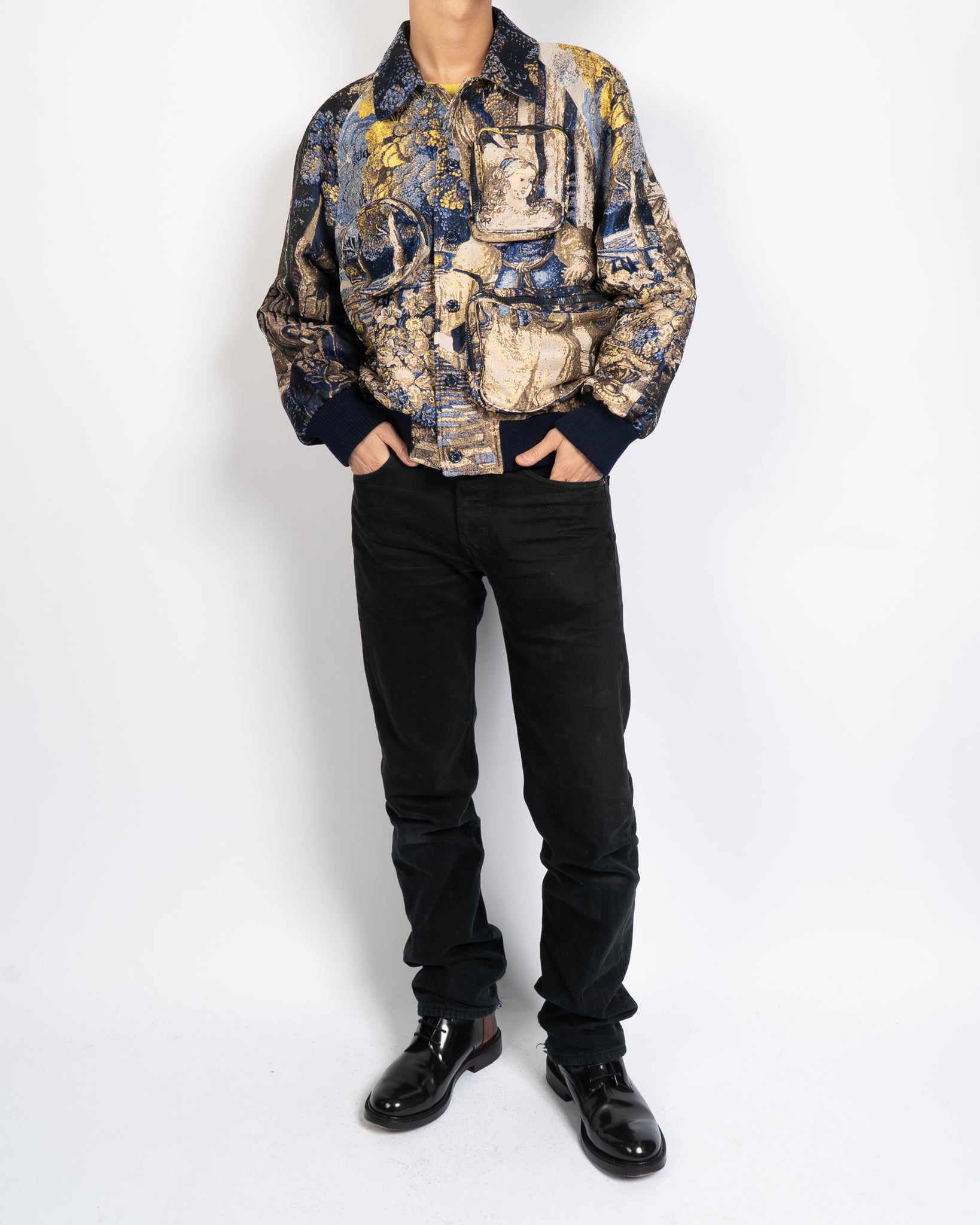 Louis Vuitton Pre SS 2020 Tapestry Cargo Sample Hoodie · INTO
