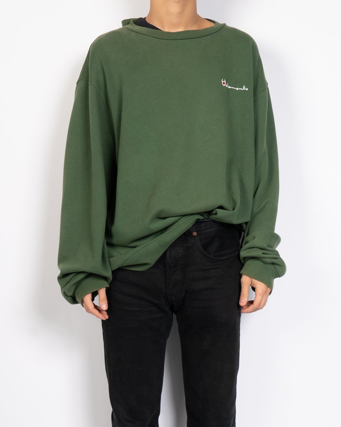 SS16 Oversized Reversible Polizei Crewneck