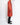 FW17 Blood Orange Painted Leather Double Breasted Coat