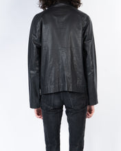 Load image into Gallery viewer, Black Waxed Buttoned Jacket