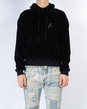 Load image into Gallery viewer, FW20 Embroidered Velvet hoodie