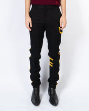 Load image into Gallery viewer, SS19 Yellow Cigarette Scuba Cargo Trousers
