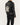 Police Man Printed Calf Leather Biker Jacket