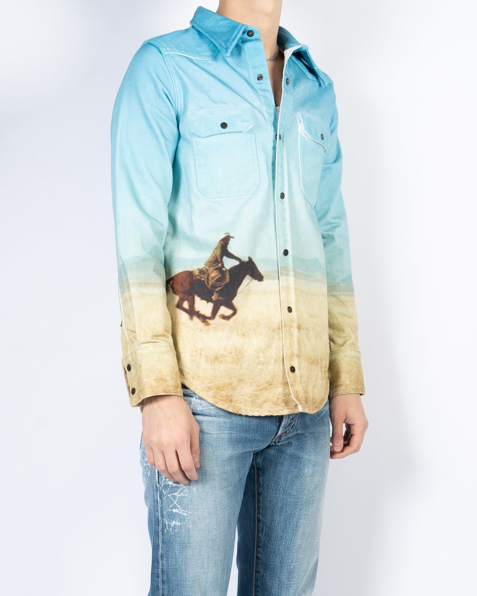 Cowboy Printed Western Shirt
