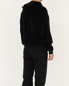 SS19 Black Velvet Perth Hoodie