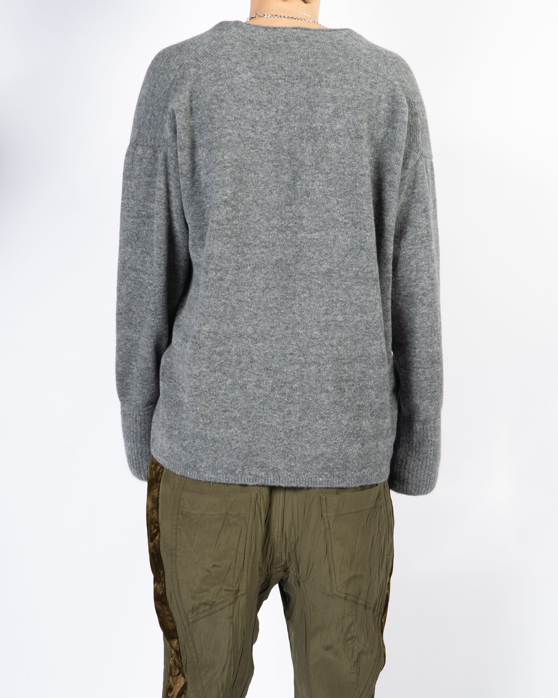 FW16 Grey V-Neck Sweater