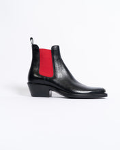 Load image into Gallery viewer, FW17 Red Contrast Metal Toe Cap Boots