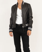 Load image into Gallery viewer, Lambskin Leather College Jacket