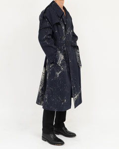 Hand Painted Oversized Trenchcoat