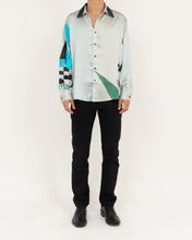 Load image into Gallery viewer, All Over Printed Silk Shirt