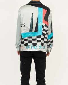 All Over Printed Silk Shirt