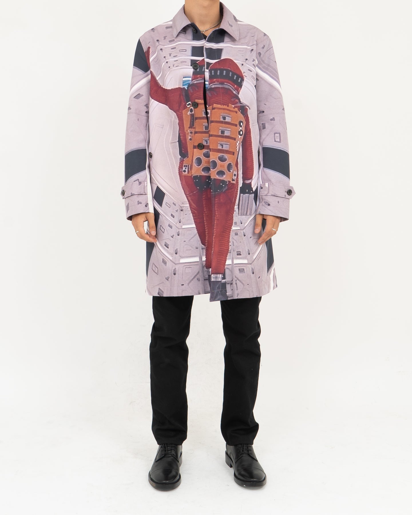FW18 2001: A Space Odyssey Printed Coat