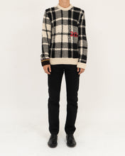 Load image into Gallery viewer, FW17 Logo Embroidered Checked Knit