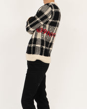 Load image into Gallery viewer, FW17 Logo Embroidered Checked Knit
