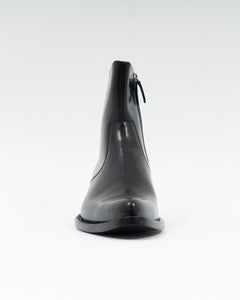 FW17 Tex-C Black Leather 50mm Western Boots