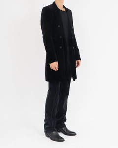 FW15 Black Velvet Coat