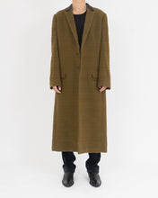 Load image into Gallery viewer, FW18 Ankle Length Khaki Wool Coat