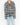 FW17 Quilted Mandarin Collar Checked Wool Shirt Jacket Black/White